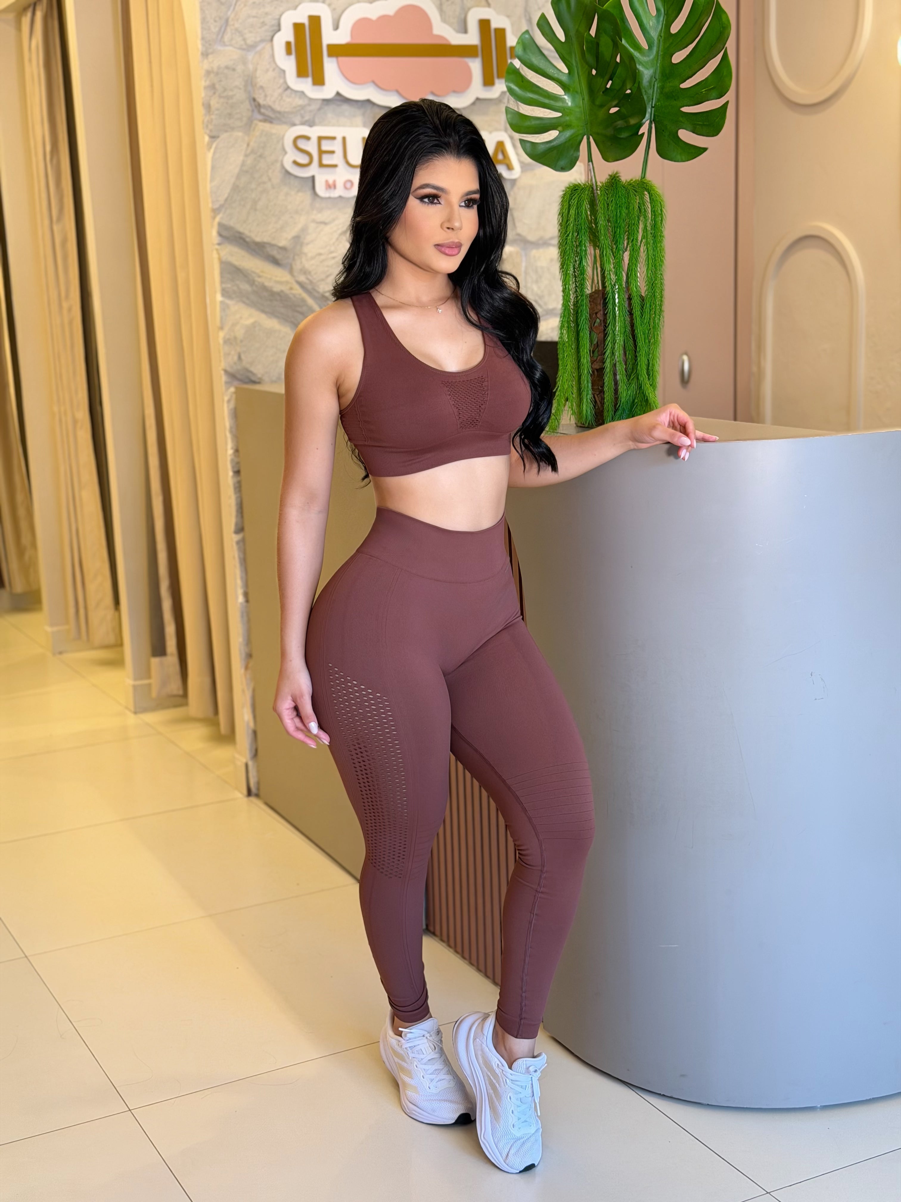 Calca Legging Selene - Cappuccino